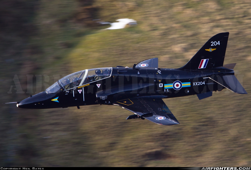 UK - Air Force British Aerospace Hawk T.1A XX204 at Off-Airport - Machynlleth Loop Area, UK