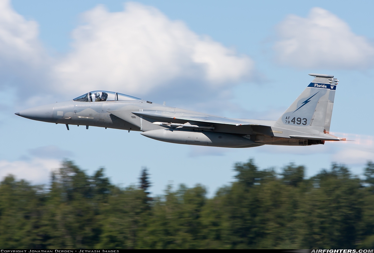 USA - Air Force McDonnell Douglas F-15C Eagle 78-0493 at Anchorage - Elmendorf AFB (EDF / PAED), USA