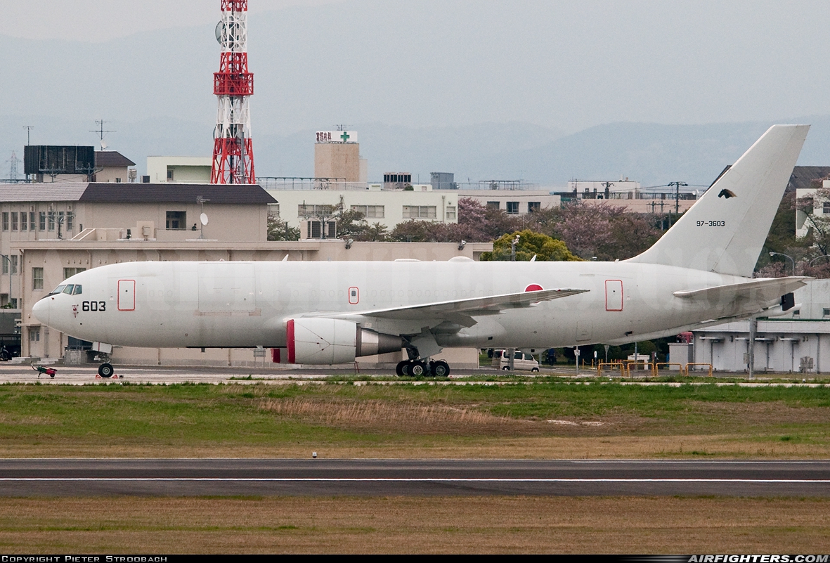 Japan - Air Force Boeing KC-767J (767-27C/ER) 97-3603 at Nagoya - Komaki (NKM / RJNA), Japan