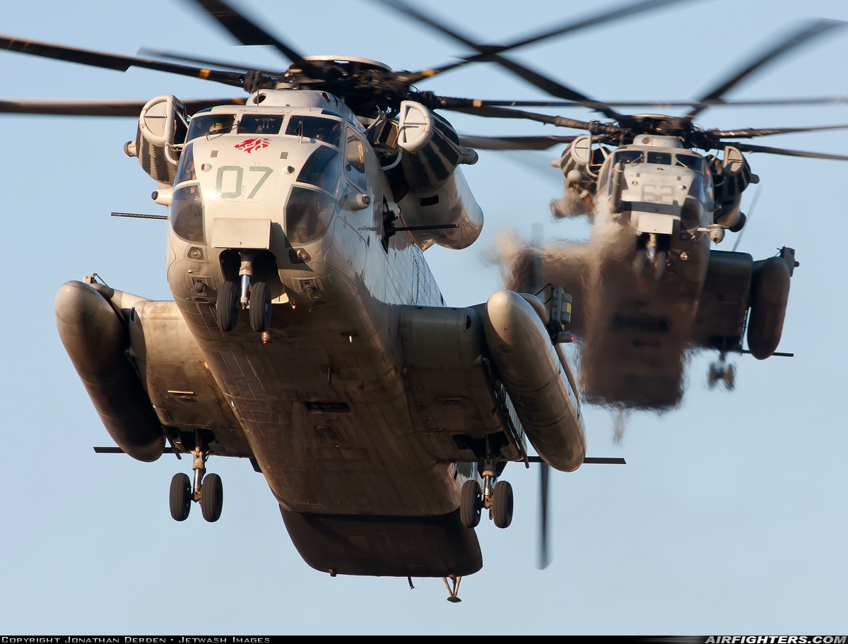 USA - Marines Sikorsky CH-53D Super Stallion 156968 at Off-Airport - Kiwanis Park, USA