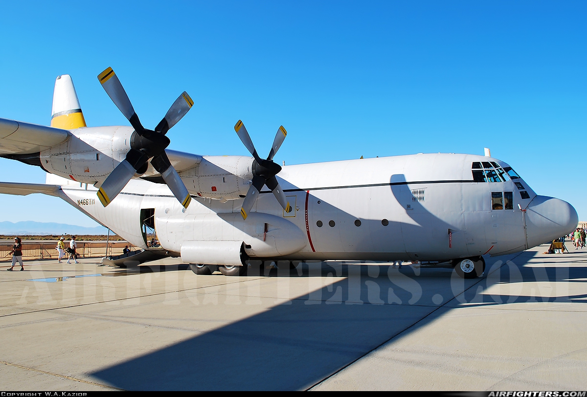 Company Owned - TBM Inc. Lockheed C-130A Hercules (L-182) N466TM at Edwards - AFB (EDW / KEDW), USA