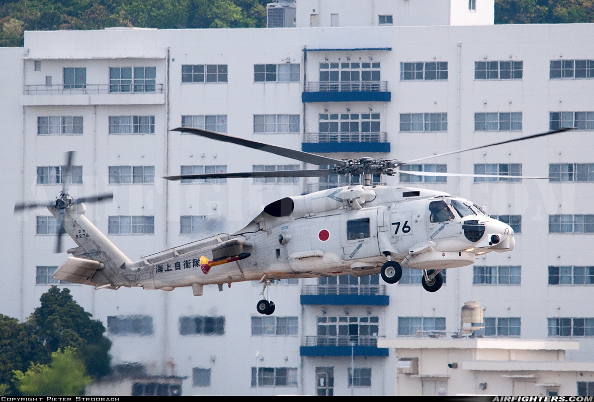 Japan - Navy Sikorsky SH-60J Seahawk (S-70B-3) 8276 at Tateyama (RJTE), Japan