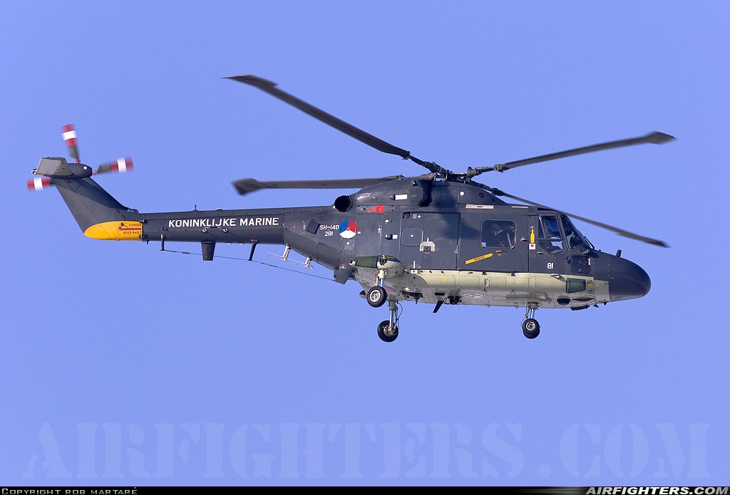Netherlands - Navy Westland WG-13 Lynx SH-14D 281 at Eindhoven (- Welschap) (EIN / EHEH), Netherlands