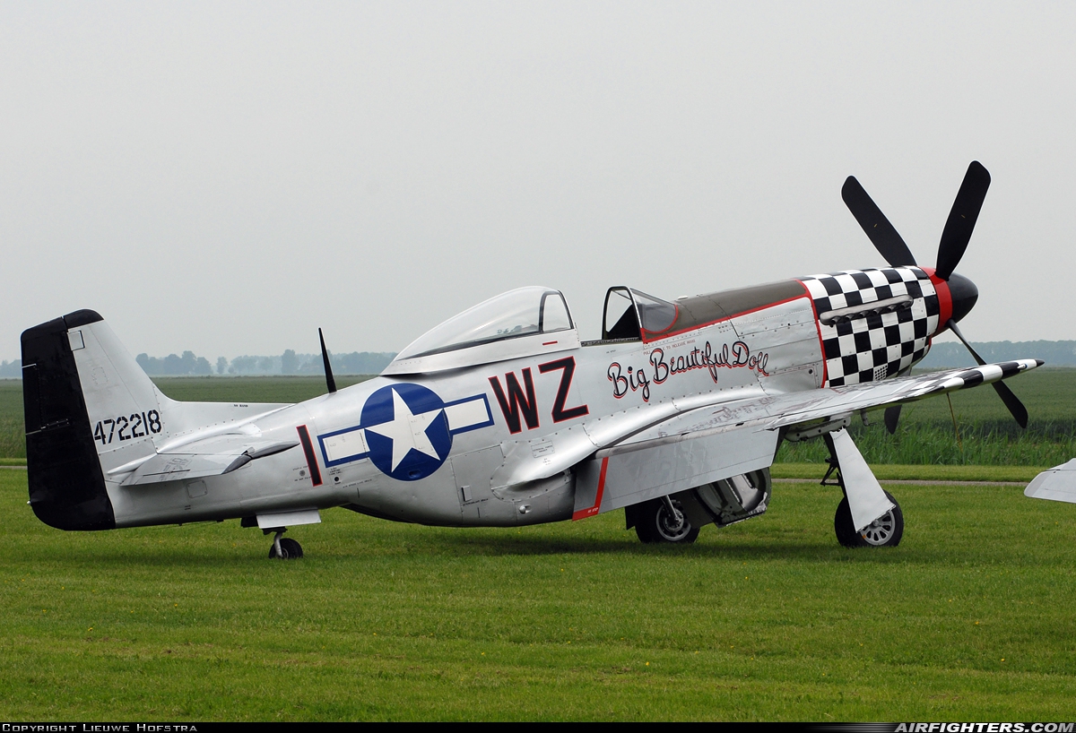 Private North American P-51D Mustang G-HAEC at Groningen - Oostwold (EHOW), Netherlands