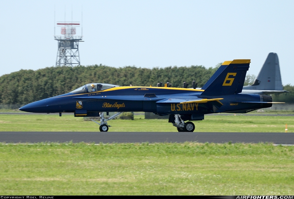 USA - Navy McDonnell Douglas F/A-18A Hornet 162437 at Leeuwarden (LWR / EHLW), Netherlands