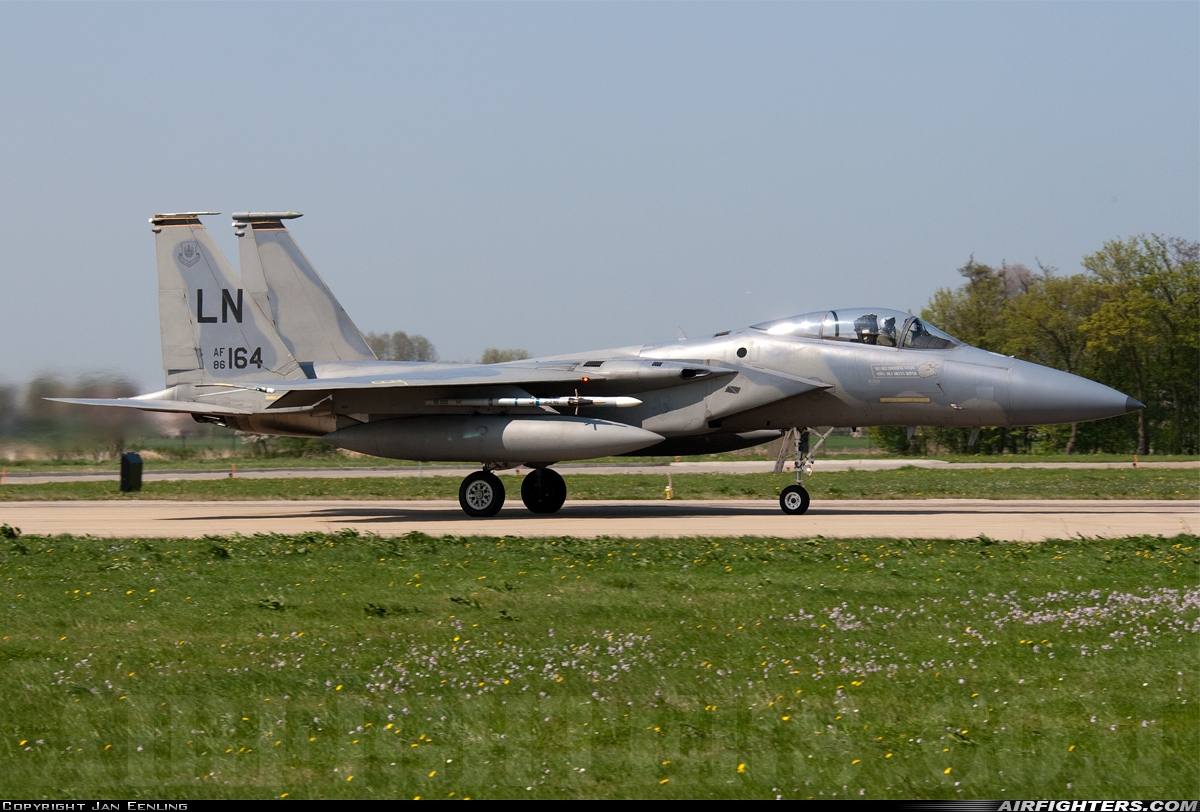 USA - Air Force McDonnell Douglas F-15C Eagle 86-0164 at Leeuwarden (LWR / EHLW), Netherlands