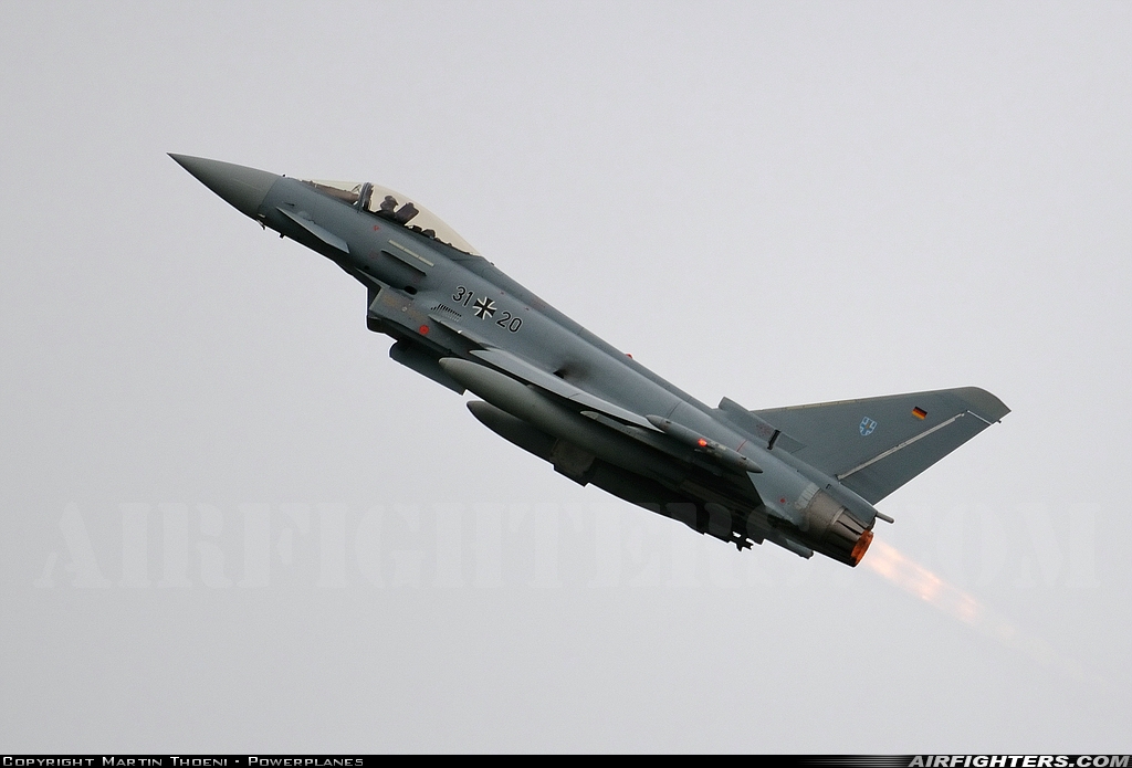 Germany - Air Force Eurofighter EF-2000 Typhoon S 31+20 at Wittmundhafen (Wittmund) (ETNT), Germany