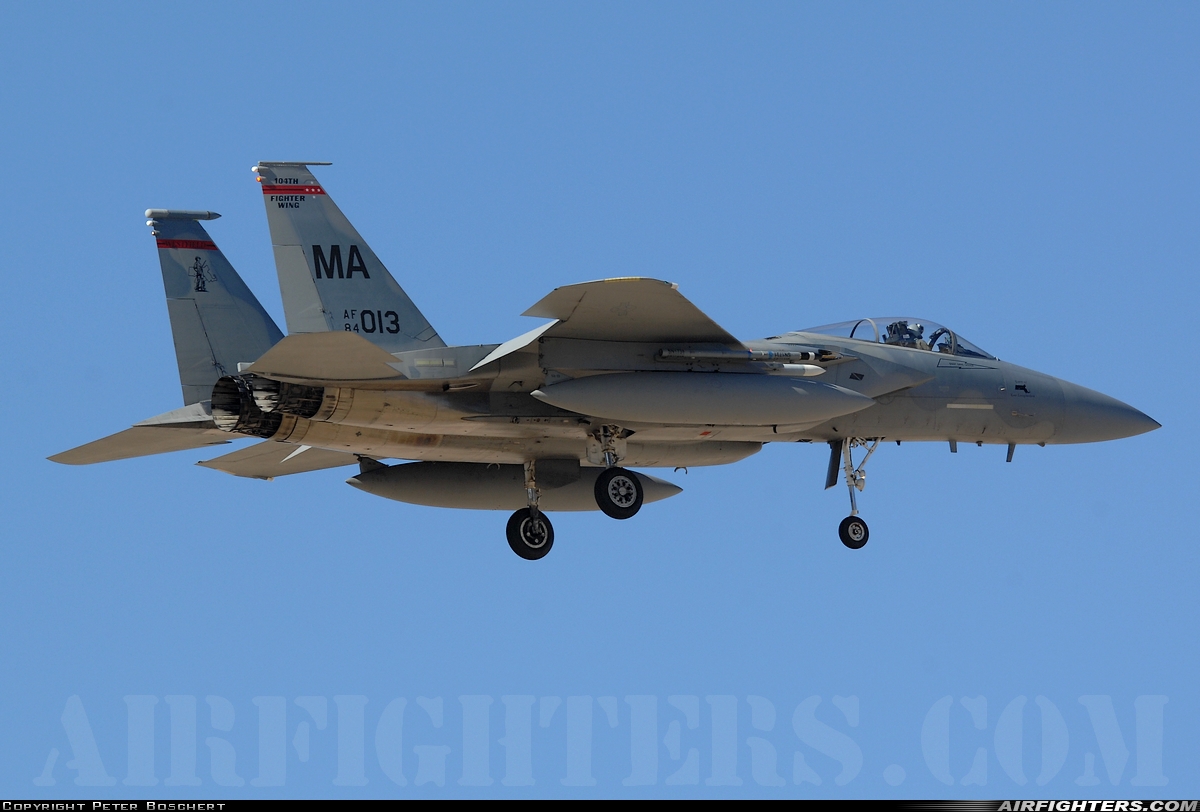 USA - Air Force McDonnell Douglas F-15C Eagle 84-0013 at Las Vegas - Nellis AFB (LSV / KLSV), USA