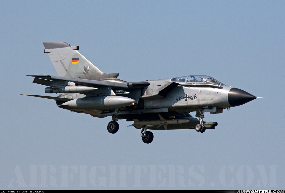 Germany - Air Force Panavia Tornado ECR 46+46 at Florennes (EBFS), Belgium
