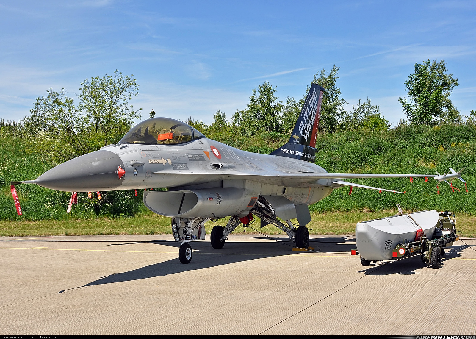 Denmark - Air Force General Dynamics F-16AM Fighting Falcon E-176 at Skrydstrup (EKSP), Denmark