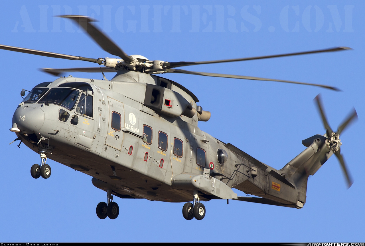 Italy - Navy AgustaWestland AW101 Mk410UTY MM81493 at Albacete (- Los Llanos) (LEAB), Spain