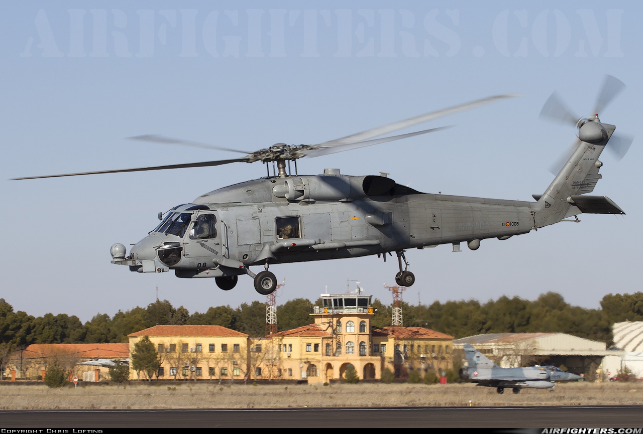 Spain - Navy Sikorsky SH-60B Seahawk (S-70B-1) HS.23-08 at Albacete (- Los Llanos) (LEAB), Spain
