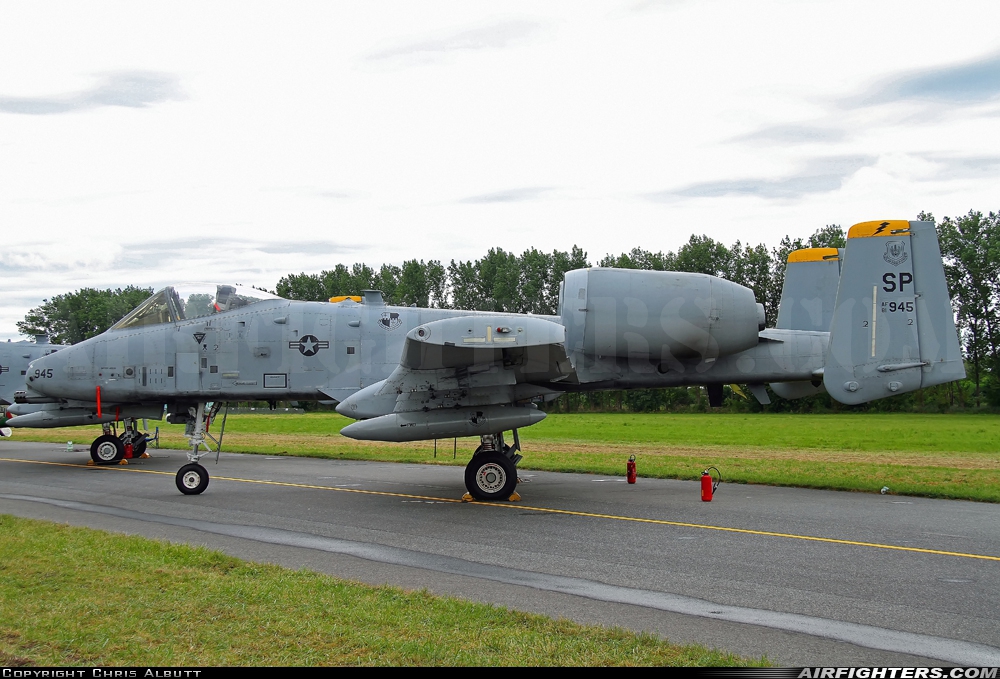 USA - Air Force Fairchild A-10C Thunderbolt II 81-0945 at Radom - Sadkow (EPRA), Poland