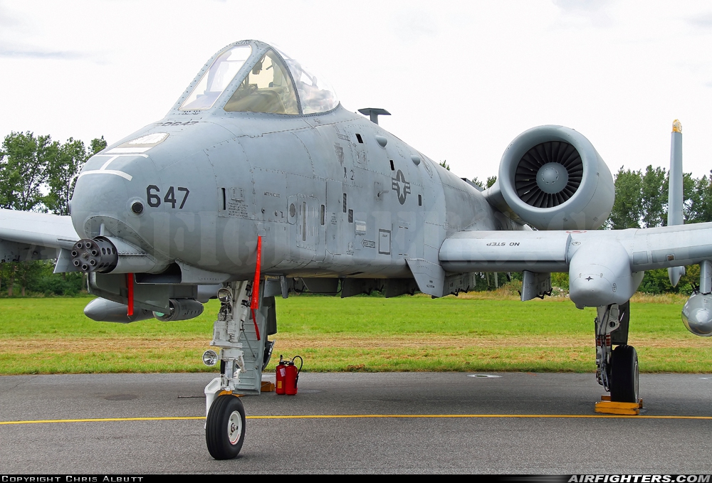 USA - Air Force Fairchild A-10C Thunderbolt II 82-0647 at Radom - Sadkow (EPRA), Poland