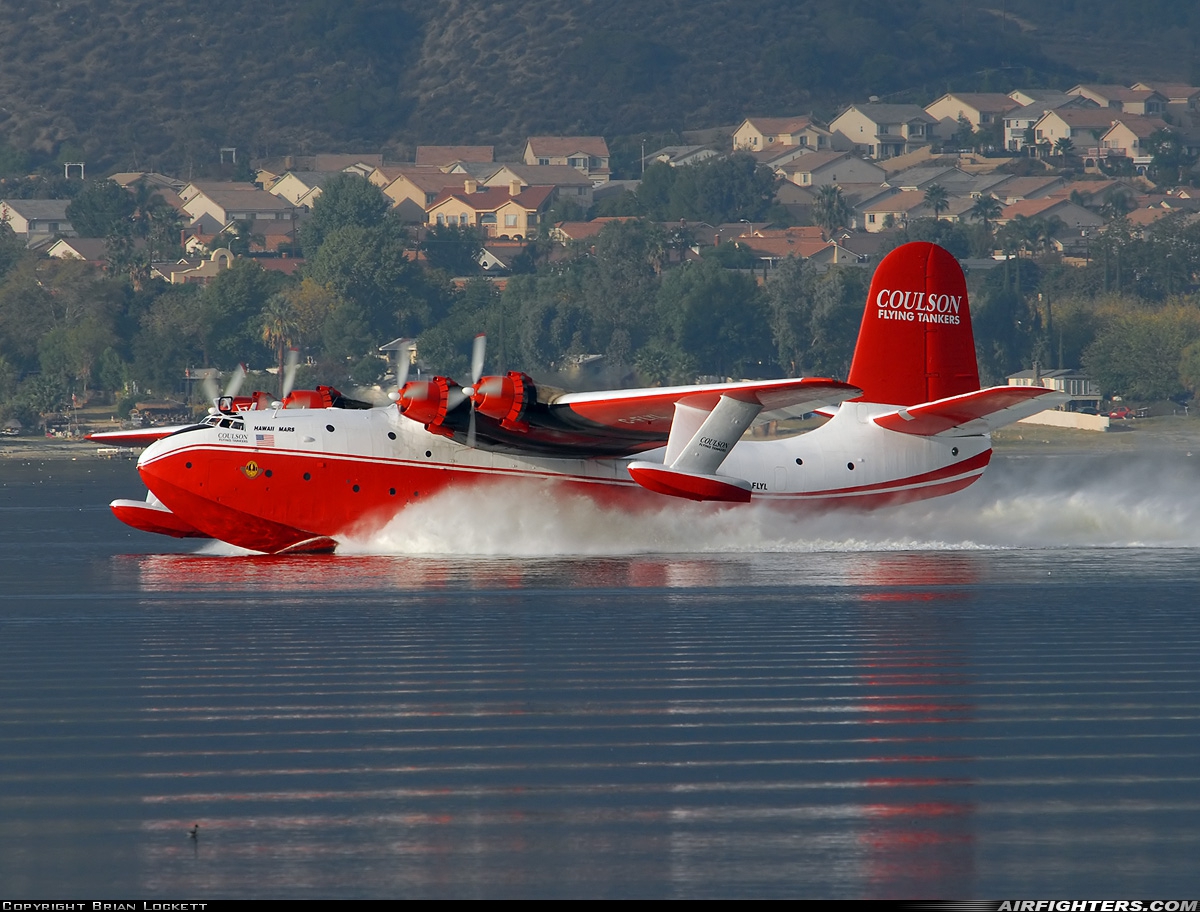 Company Owned - Coulson Aviation Martin JRM-3 Mars C-FLYL at Off-Airport - Lake Elsinore, USA