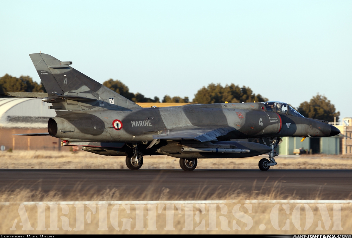 France - Navy Dassault Super Etendard 4 at Albacete (- Los Llanos) (LEAB), Spain