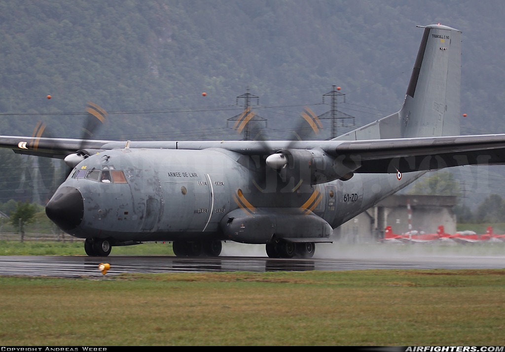 France - Air Force Transport Allianz C-160R R86 at Sion (- Sitten) (SIR / LSGS / LSMS), Switzerland