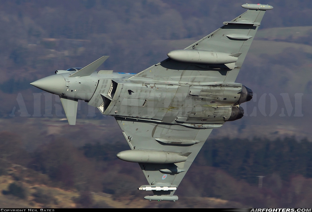 UK - Air Force Eurofighter Typhoon FGR4 ZK317 at Off-Airport - Machynlleth Loop Area, UK