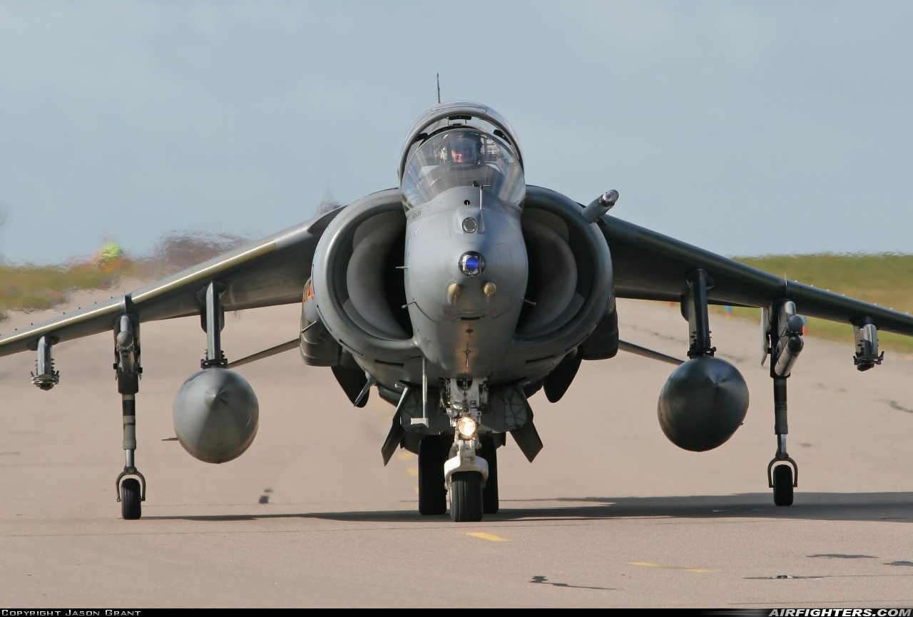 UK - Air Force British Aerospace Harrier GR.7 ZD321 at Cottesmore (Oakham) (OKH / EGXJ), UK