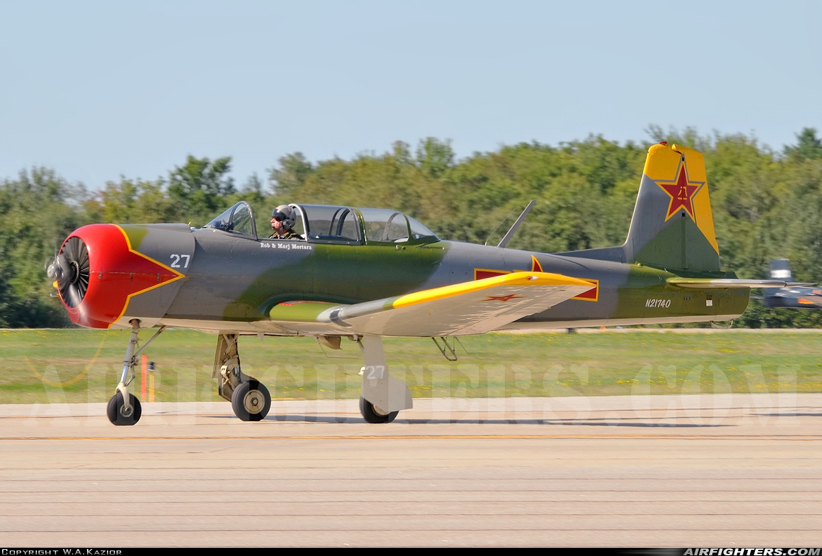 Private Nanchang CJ-6A N21740 at Portsmouth - Pease AFB (PSM / KPSM), USA