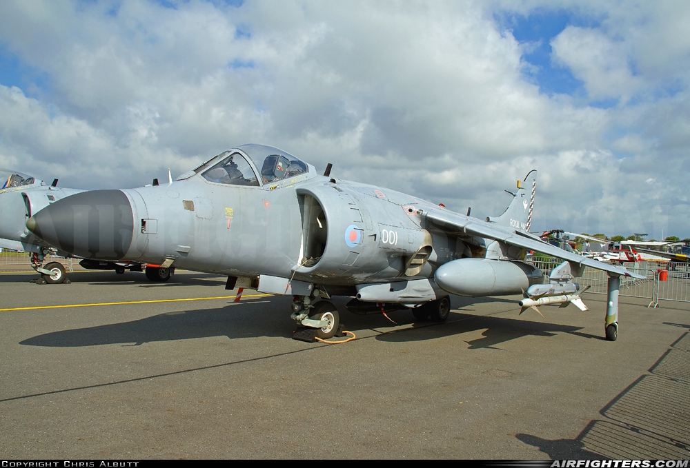 UK - Navy British Aerospace Sea Harrier FA.2 ZH800 at Yeovilton (YEO / EGDY), UK