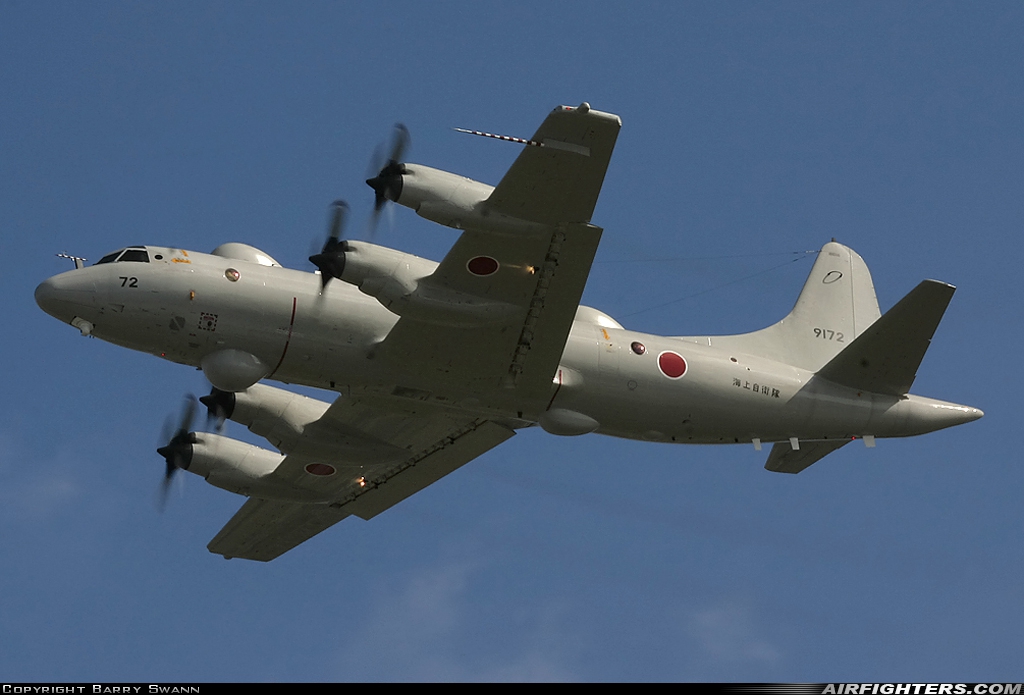 Japan - Navy Lockheed EP-3E Aries II 9172 at Nagoya - Komaki (NKM / RJNA), Japan
