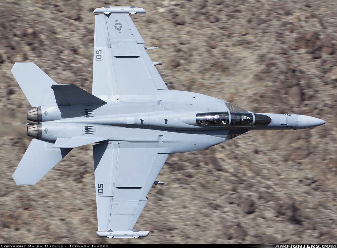 USA - Navy Boeing EA-18G Growler 166946 at Off-Airport - Rainbow Canyon area, USA