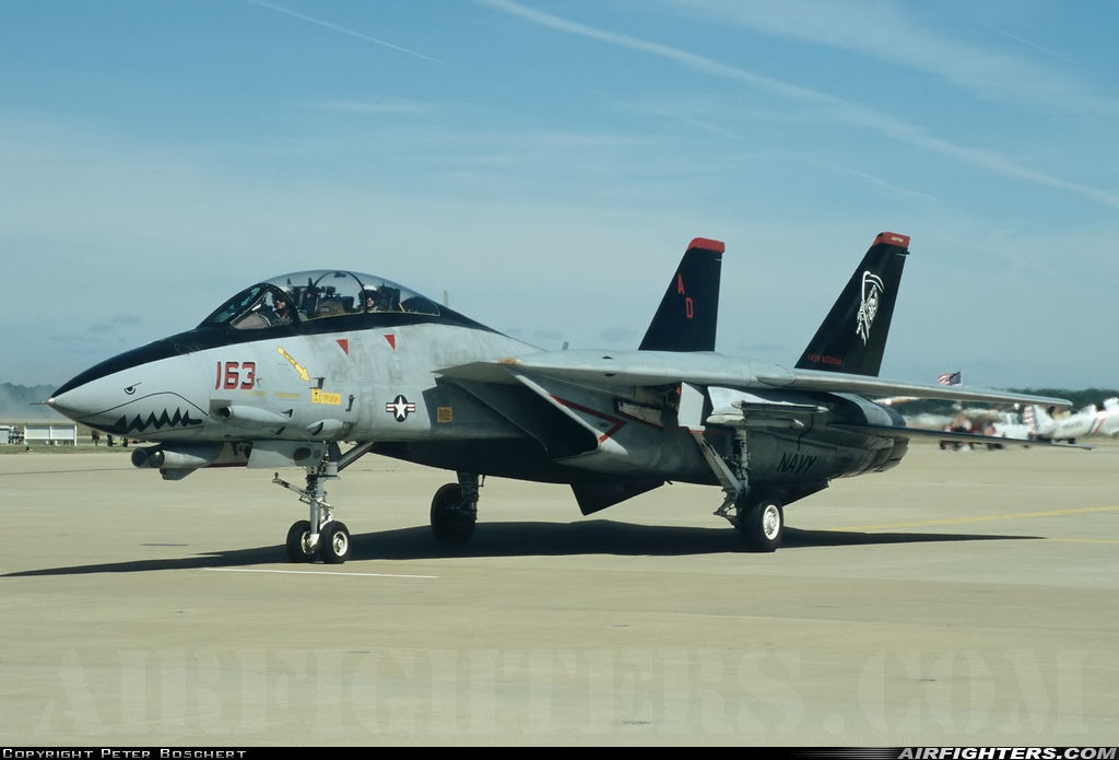 USA - Navy Grumman F-14D Tomcat 163414 at Virginia Beach - Oceana NAS / Apollo Soucek Field (NTU / KNTU), USA