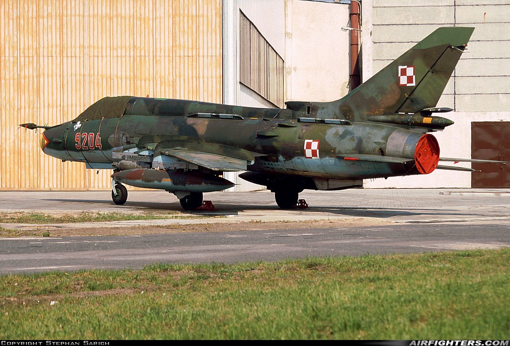 Poland - Air Force Sukhoi Su-22M4 Fitter-K 9204 at Bydgoszcz - Szwederowo (BZG / EPBY), Poland