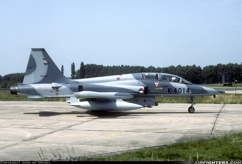 Netherlands - Air Force Canadair NF-5B (CL-226) K-4014 at Enschede - Twenthe (ENS / EHTW), Netherlands