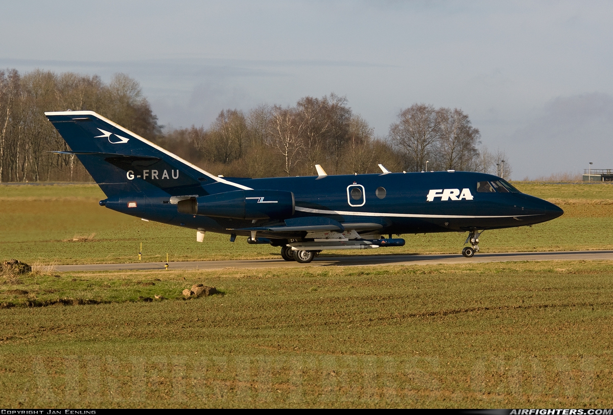 Company Owned - FR Aviation Dassault Falcon (Mystere) 20C G-FRAU at Florennes (EBFS), Belgium