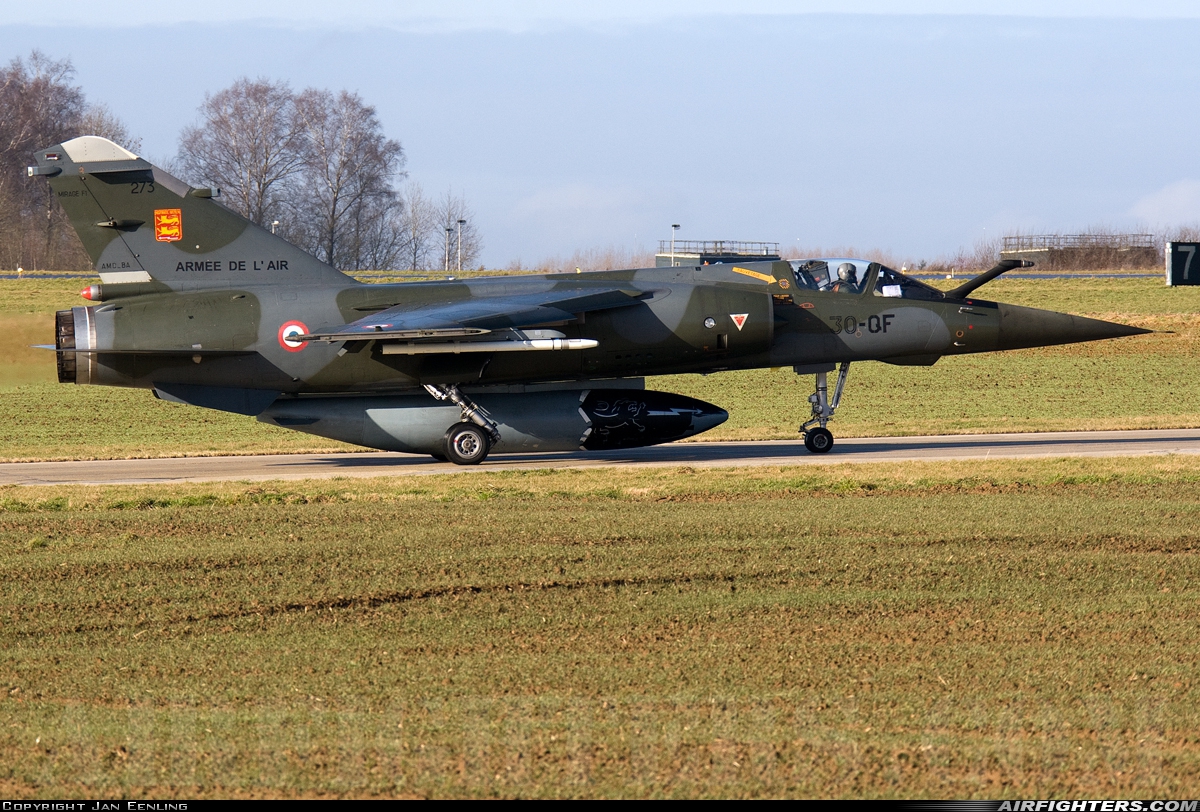 France - Air Force Dassault Mirage F1CT 273 at Florennes (EBFS), Belgium