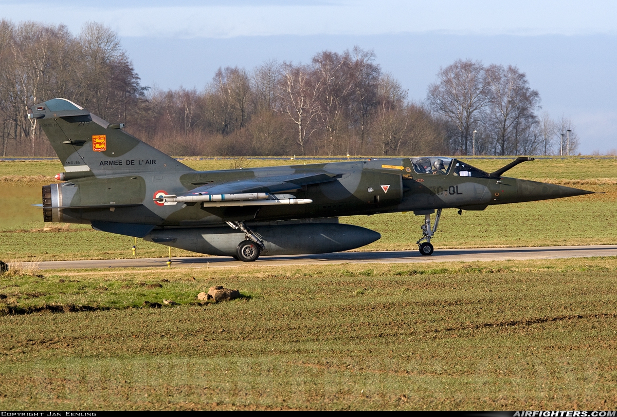 France - Air Force Dassault Mirage F1CT 279 at Florennes (EBFS), Belgium