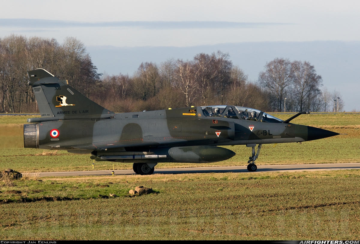 France - Air Force Dassault Mirage 2000N 306 at Florennes (EBFS), Belgium