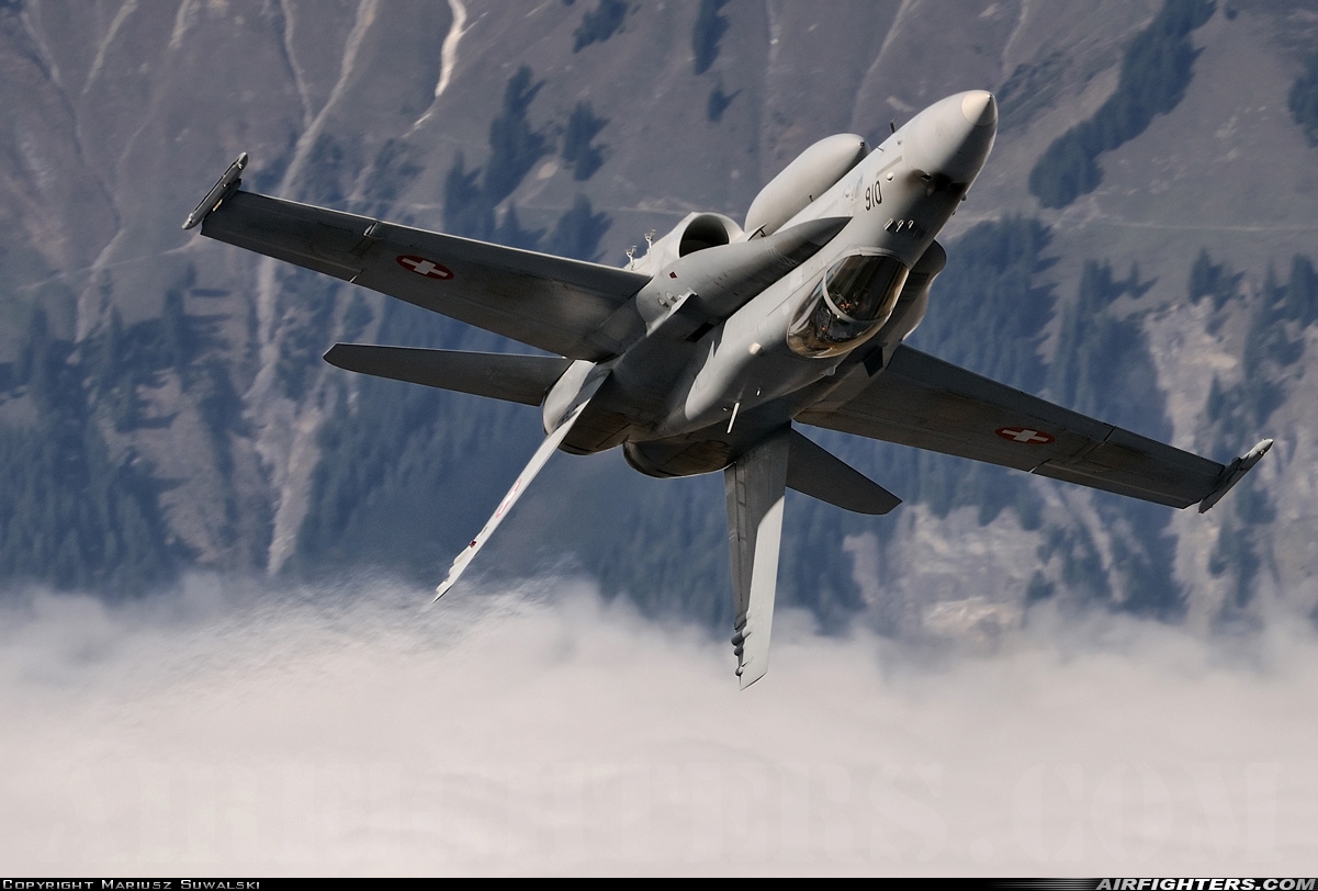 Switzerland - Air Force McDonnell Douglas F/A-18C Hornet J-5016 at Off-Airport - Axalp, Switzerland