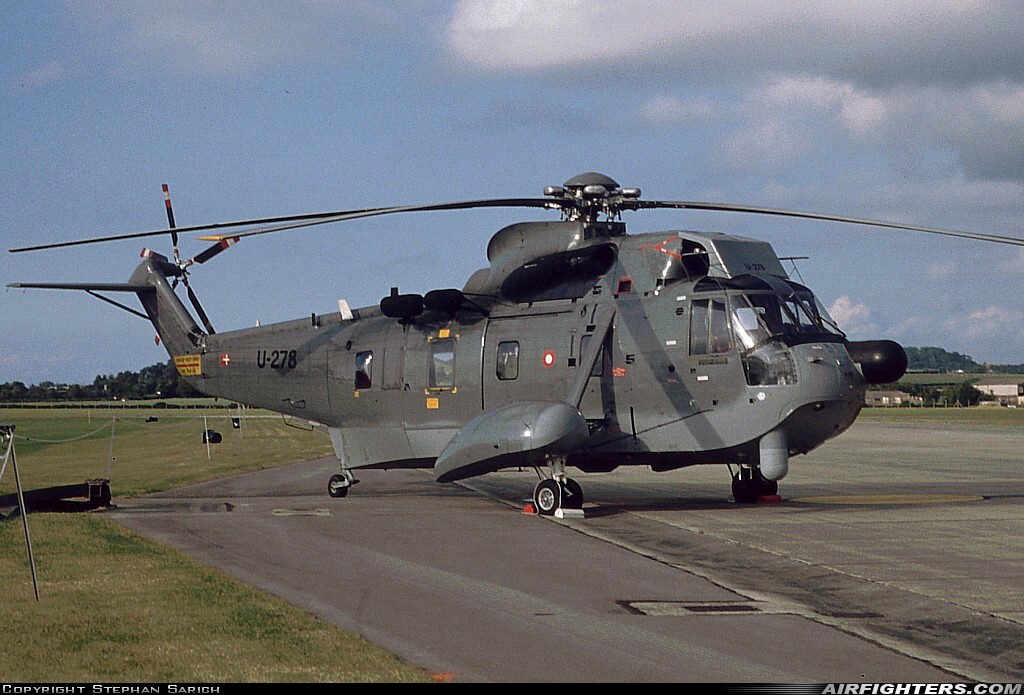 Denmark - Air Force Sikorsky S-61A-1 Sea King U-278 at Yeovilton (YEO / EGDY), UK