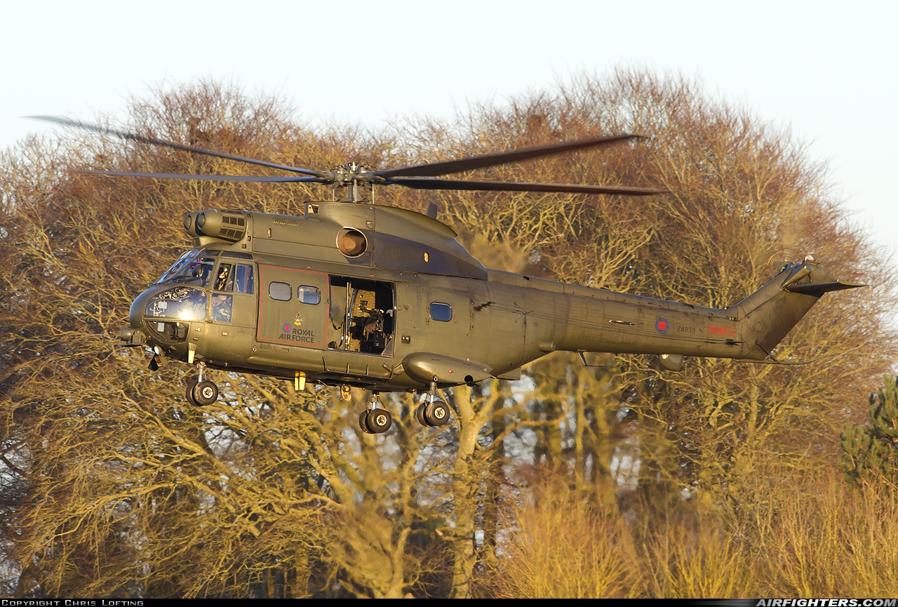 UK - Air Force Westland Puma HC1 (SA-330E) ZA939 at Netheravon (EGDN), UK