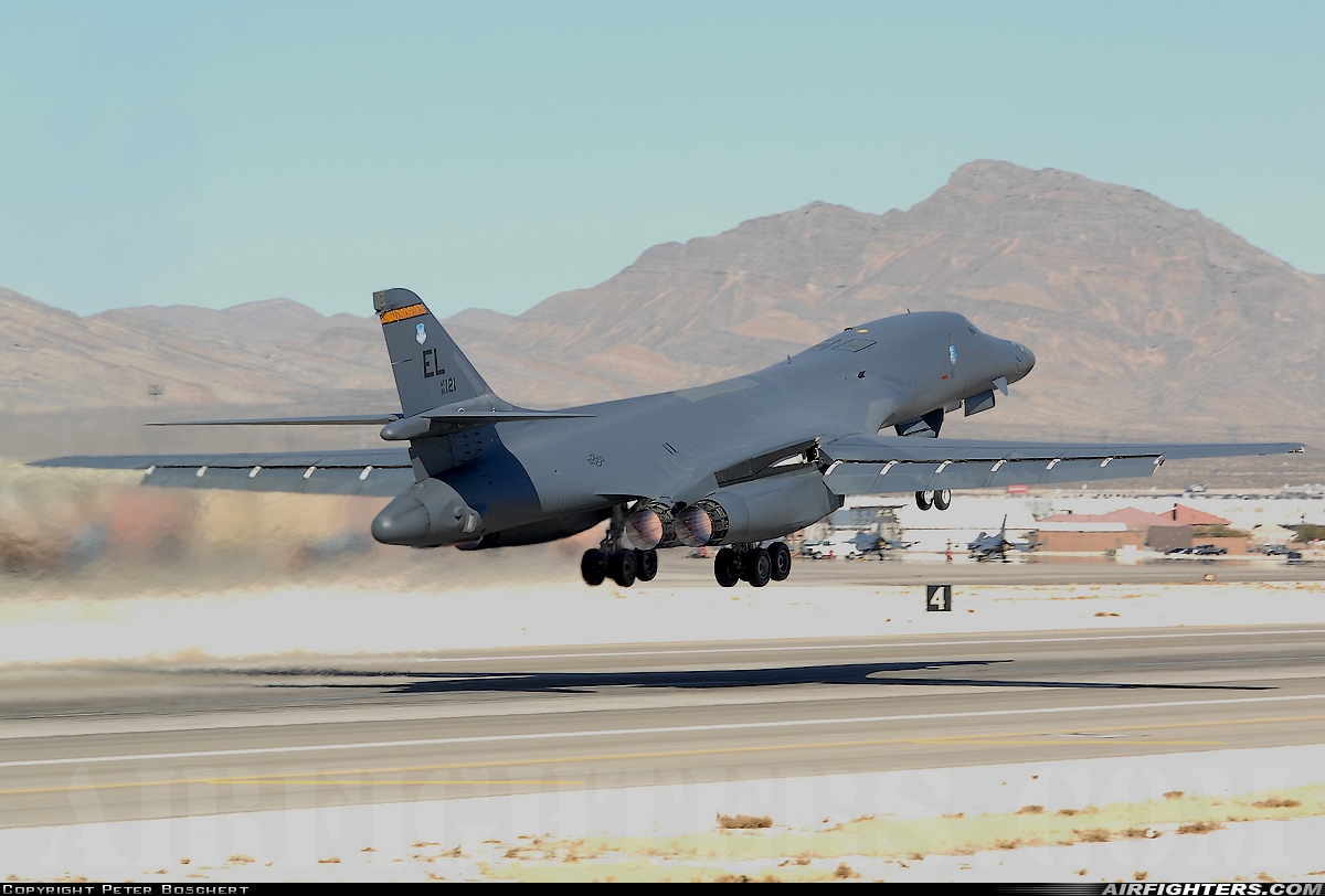 USA - Air Force Rockwell B-1B Lancer 86-0121 at Las Vegas - Nellis AFB (LSV / KLSV), USA