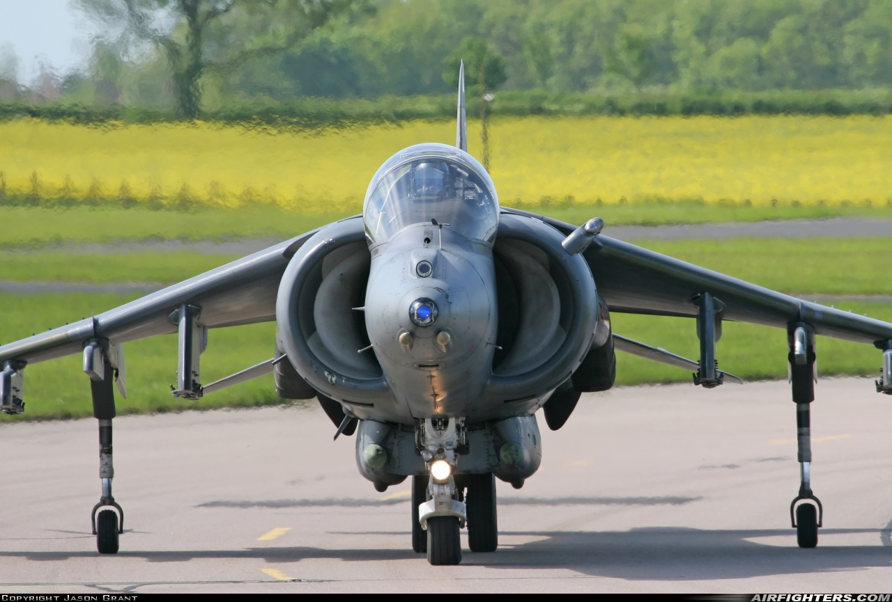 UK - Air Force British Aerospace Harrier GR.7A ZG471 at Cottesmore (Oakham) (OKH / EGXJ), UK