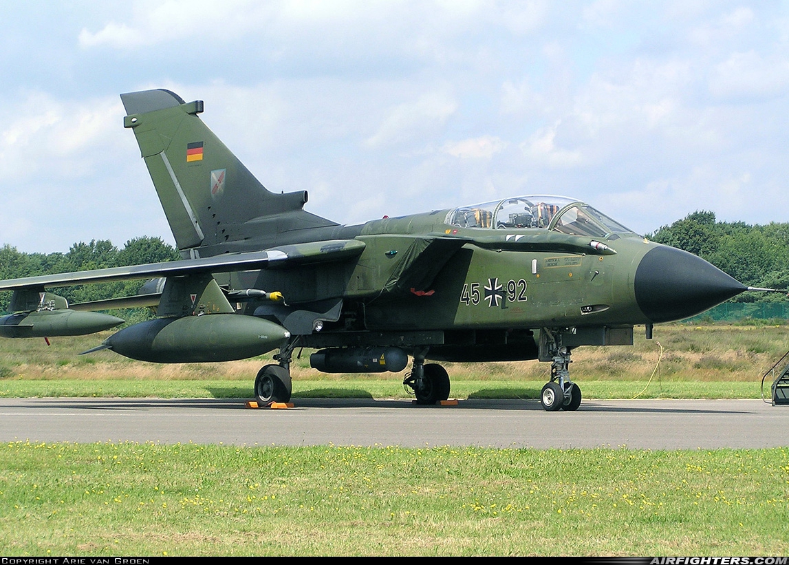 Germany - Air Force Panavia Tornado IDS 45+92 at Kleine Brogel (EBBL), Belgium