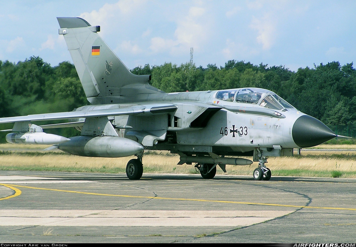 Germany - Air Force Panavia Tornado ECR 46+33 at Kleine Brogel (EBBL), Belgium