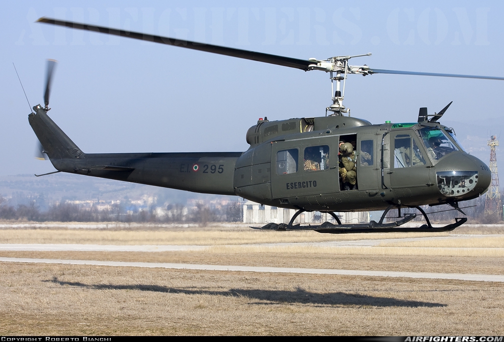 Italy - Army Agusta-Bell AB-205A-1 MM80547 at Verona - Boscomantico (LIPN), Italy