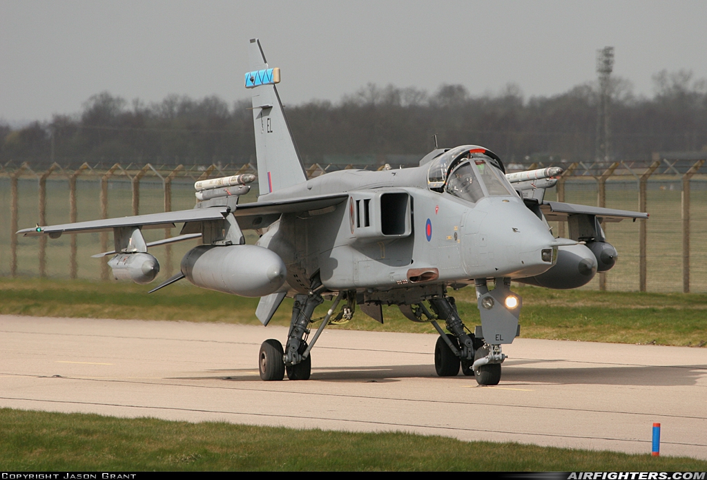UK - Air Force Sepecat Jaguar GR3A XX729 at Coningsby (EGXC), UK