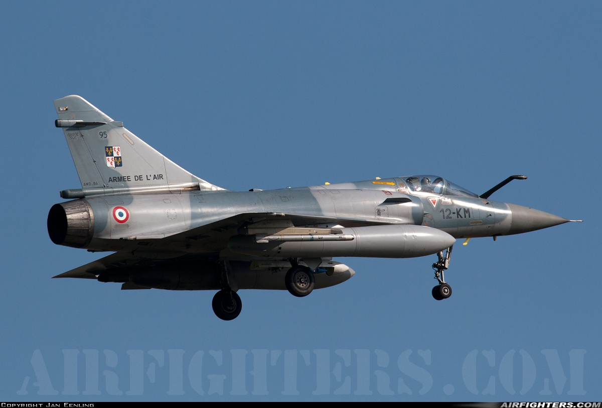 France - Air Force Dassault Mirage 2000C 95 at Cambrai - Epinoy (LFQI), France