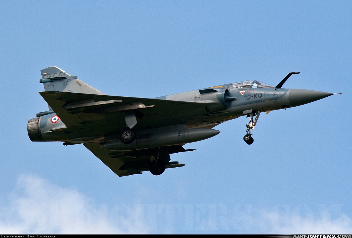 France - Air Force Dassault Mirage 2000C 112 at Cambrai - Epinoy (LFQI), France