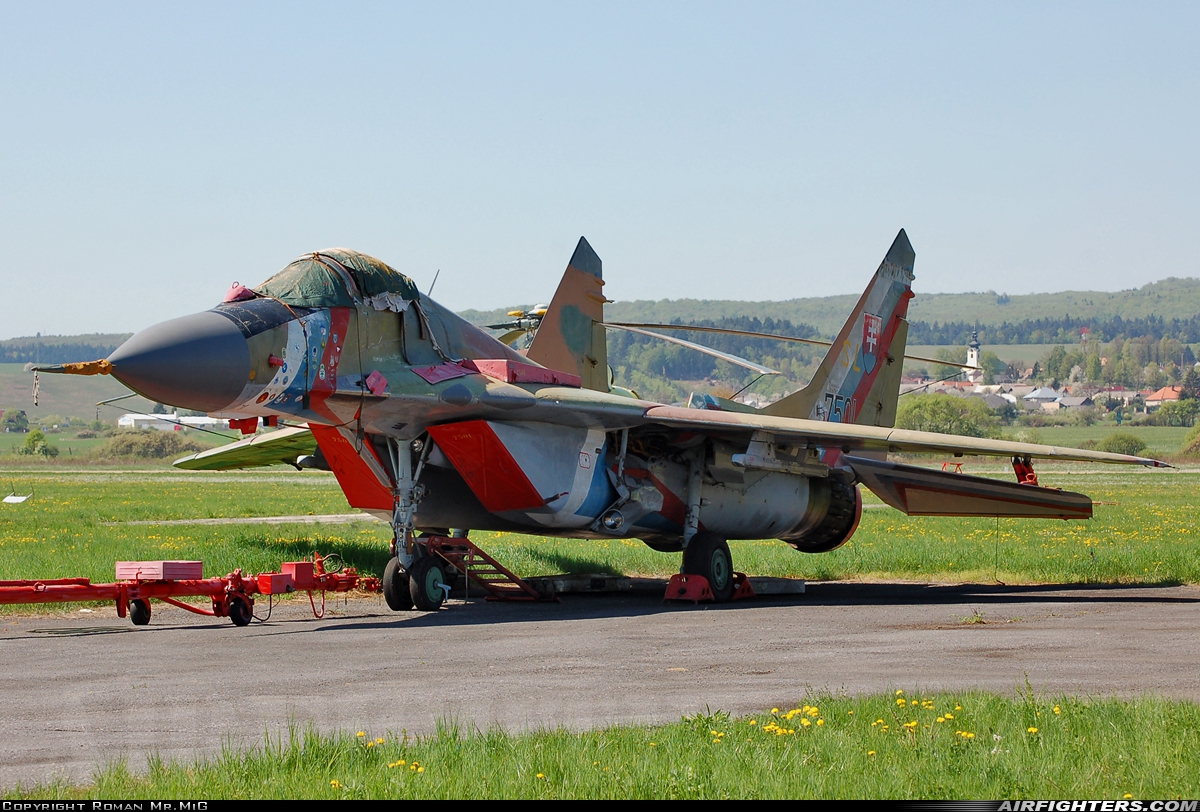 Slovakia - Air Force Mikoyan-Gurevich MiG-29A (9.12A) 7501 at Sliac (LZSL), Slovakia