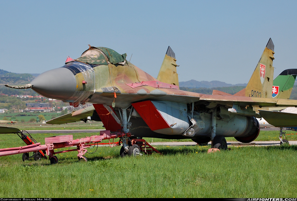 Slovakia - Air Force Mikoyan-Gurevich MiG-29A (9.12A) 8003 at Sliac (LZSL), Slovakia