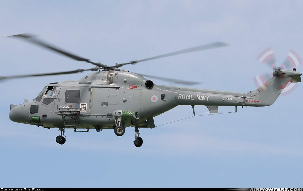 UK - Navy Westland WG-13 Lynx HAS3S ZD263 at Culdrose (EGDR), UK