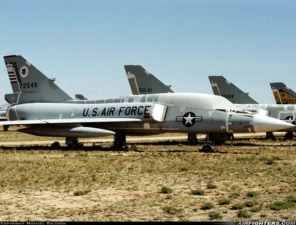 USA - Air Force Convair F-106B Delta Dart (8) 57-2546 at Tucson - Davis-Monthan AFB (DMA / KDMA), USA