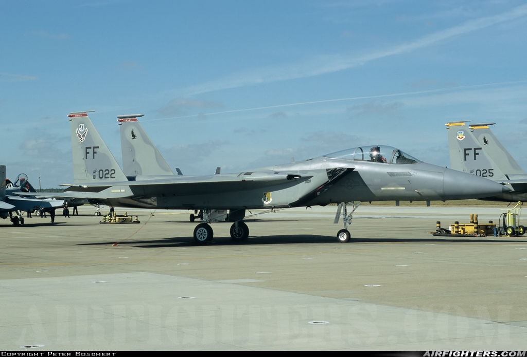 USA - Air Force McDonnell Douglas F-15C Eagle 81-0022 at Virginia Beach - Oceana NAS / Apollo Soucek Field (NTU / KNTU), USA